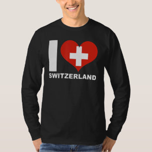 I Liebe Schweiz Herzenflagge Schweiz 1 T-Shirt
