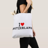 I Liebe Schweiz Land wie Herztourismus Tasche (Von Nahem)