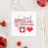 I Liebe Schweiz - Lieblingsschweizer Serviette (Beispiel)