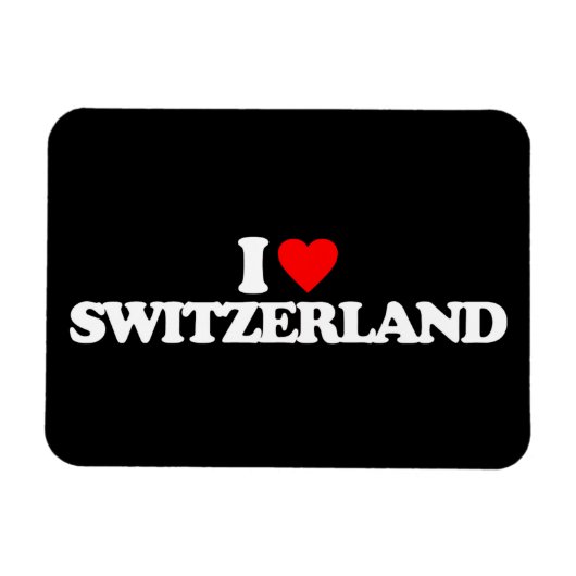 I LIEBE SCHWEIZ MAGNET (Horizontal)