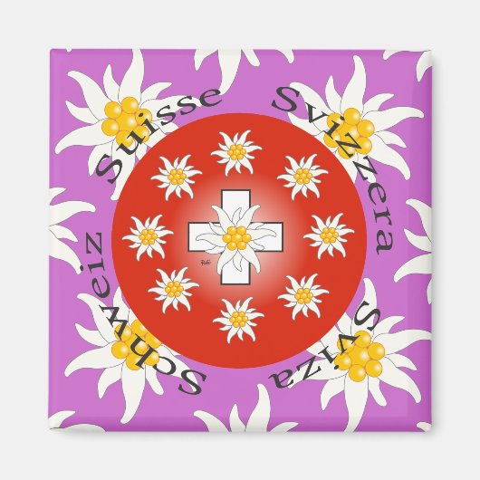 I Liebe Schweiz Magnet (Vorne)