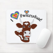 I Liebe Schweiz Mauspad (Mit Mouse)