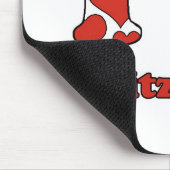 I Liebe Schweiz Mousepad (Ecke)