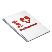 I Liebe Schweiz Notizblock (Rechte Seite)