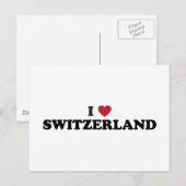I Liebe Schweiz Postkarte (Vorne/Hinten)