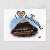 I Liebe Schweiz Postkarte (Vorderseite)