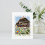 I Liebe Schweiz Postkarte (Stehend Vorderseite)