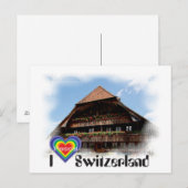 I Liebe Schweiz Postkarte (Vorne/Hinten)