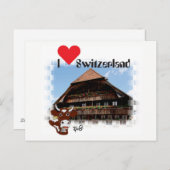 I Liebe Schweiz Postkarte (Vorne/Hinten)