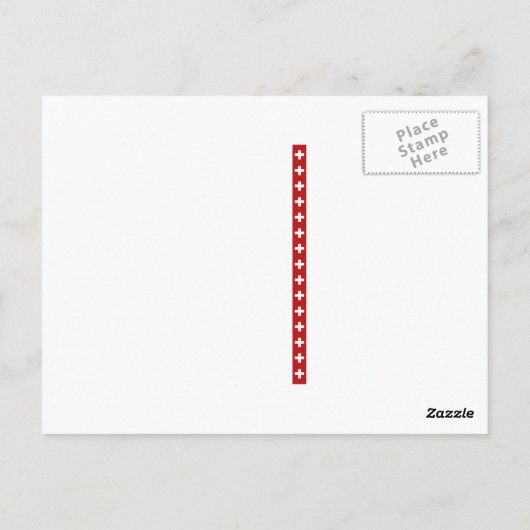 I Liebe Schweiz Postkarte (Rückseite)