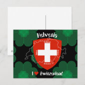 I Liebe Schweiz Postkarte (Vorne/Hinten)