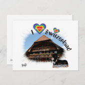 I Liebe Schweiz Postkarte (Vorne/Hinten)