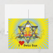 I Liebe Schweizer Beer Postkarte (Vorne/Hinten)