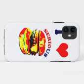 I Liebe Schwerwiegende Burger Case-Mate iPhone Hülle (Rückseite (Horizontal))
