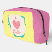 I Liebe Schwester Waschbeutel (Rechte Ecke)