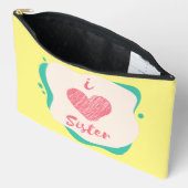 I Liebe Schwester Zubehörtasche (Offen)