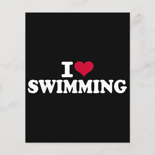 I Liebe schwimmen (Vorderseite)