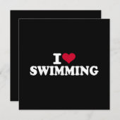 I Liebe schwimmen (Vorne/Hinten)