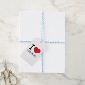 I LIEBE SCHWIMMEN GESCHENKANHÄNGER (Mit Garn)