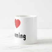 I Liebe Schwimmen Kaffeetasse (Mittel)