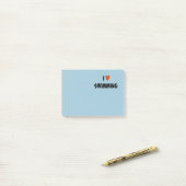 I Liebe Schwimmen Post-it Klebezettel (Auf Schreibtisch)