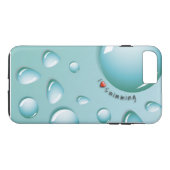 I Liebe-schwimmender Telefon-Kasten Case-Mate iPhone Hülle (Rückseite (Horizontal))