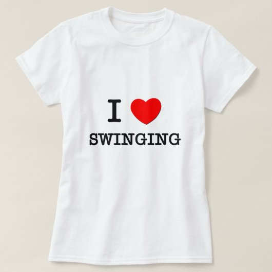 I Liebe-Schwingen T-Shirt (Design vorne)