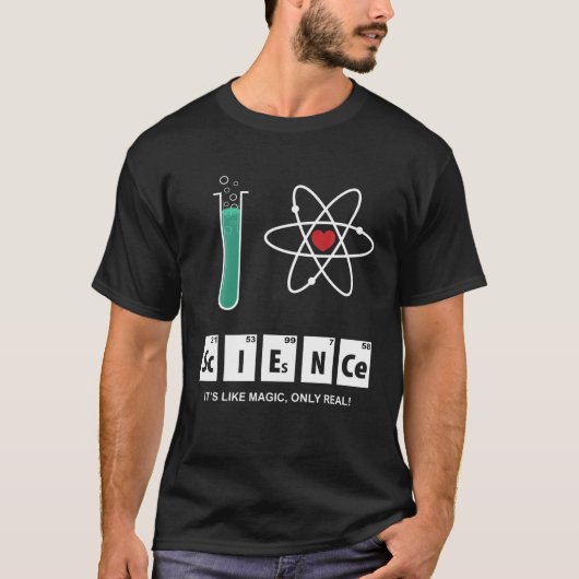 I Liebe Science Atomic Whirl T-Shirt (Vorderseite)