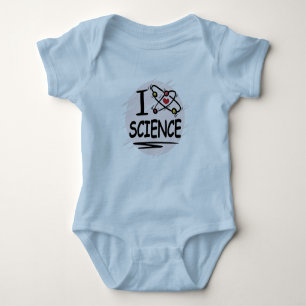 I Liebe Science Baby Strampler