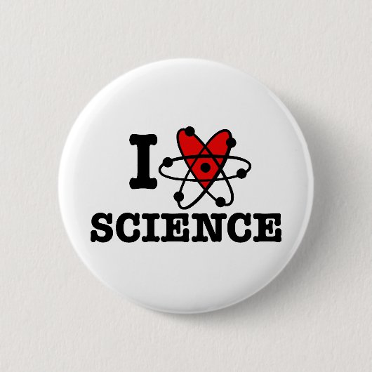 I Liebe Science Button (Vorderseite)
