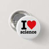 "I Liebe Science" Button (Vorne & Hinten)