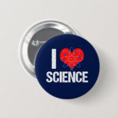 I Liebe Science Button (Vorne & Hinten)