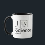 I Liebe Science Coffee Tasse<br><div class="desc">I Liebe Science</div>