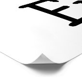 I LIEBE SCIENCE FICTION POSTER (Ecke)