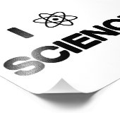 I Liebe Science Fotodruck (Ecke)