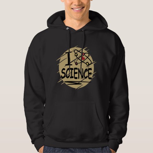 I Liebe Science Hoodie (Vorderseite)