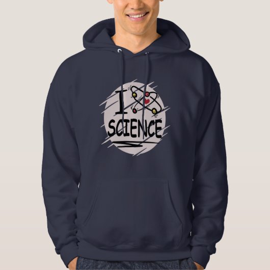 I Liebe Science Hoodie (Vorderseite)