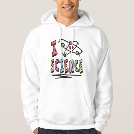 I Liebe Science Hoodie (Vorderseite)