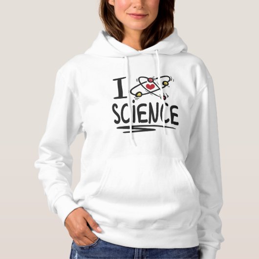 I Liebe Science Hoodie (Vorderseite)