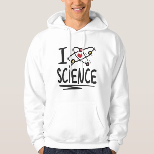 I Liebe Science Hoodie (Vorderseite)