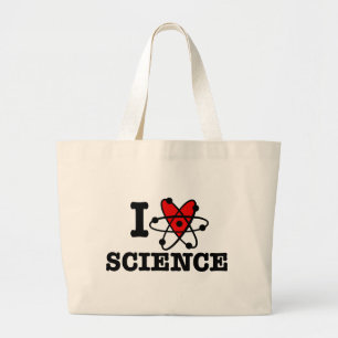 I Liebe Science Jumbo Stoffbeutel