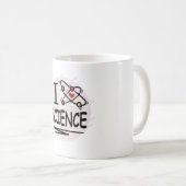 I Liebe Science Kaffeetasse (VorderseiteRechts)