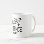 I Liebe Science Kaffeetasse (VorderseiteRechts)