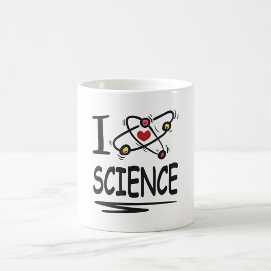 I Liebe Science Kaffeetasse (Mittel)