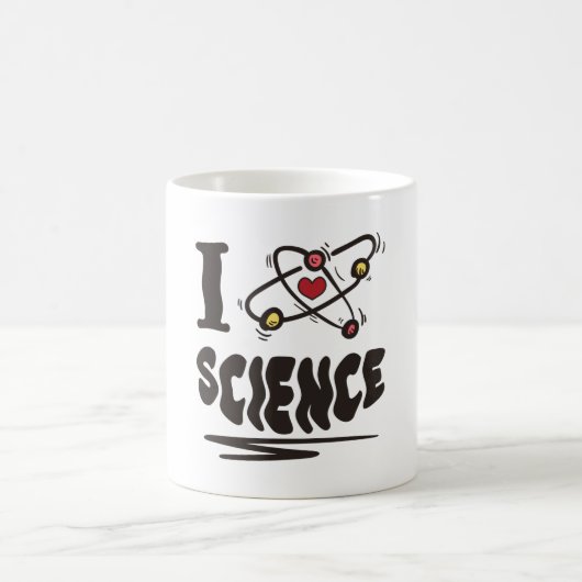 I Liebe Science Kaffeetasse (Mittel)