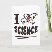 I Liebe Science Karte (Vorderseite)