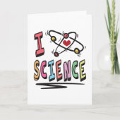I Liebe Science Karte (Vorderseite)