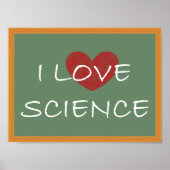 I Liebe Science Poster (Vorne)