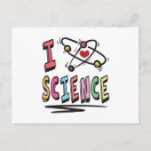 I Liebe Science Postkarte (Vorderseite)