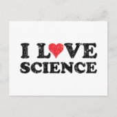 I Liebe Science Postkarte (Vorderseite)